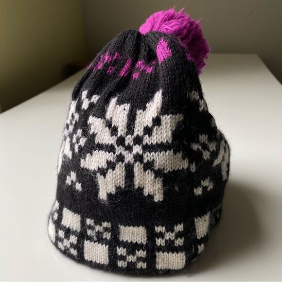 Turtle Fur wool fleece lined hat beanie hat Pom - Picture 4 of 6